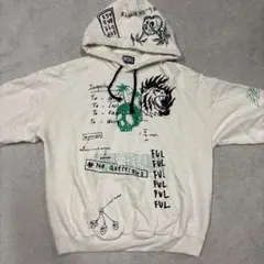 DIESEL グラフィックパーカー ホワイト