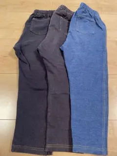 ユニクロ　リラックスフィット 10分丈3枚まとめ売り　100cm