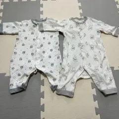 UNIQLOロンパース　フクロウ柄　動物柄　80センチ