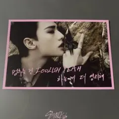 ヒョンジン　ポストカード　Straykids スキズ　do it 限定盤