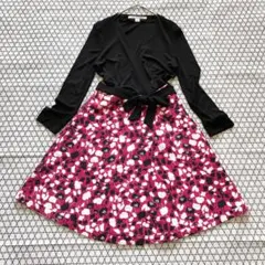 ダイアンフォンファステンバーグ　 ラップワンピース　2サイズ　（No.o9）