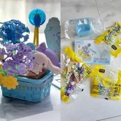 シナモロール ブロック フラワーバスケット インテリア 飾り 未開封