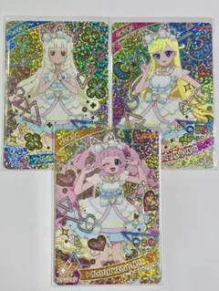 シークレット∞フレンズバズリウムピュアホワイト 3種セット ひみつのアイプリ