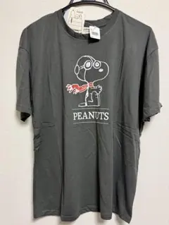 PEANUTS スヌーピー Tシャツ グレー