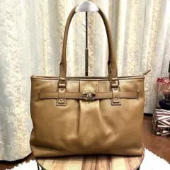 COACH コーチ ソーホー レザー トートバッグ A4可 肩がけ F18751