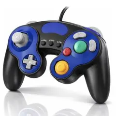 【新品】K&S GAMER ゲームキューブ コントローラー ブルー・ブラック
