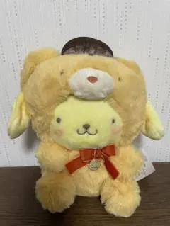 サンリオ♡ポムポムプリン ラテクマ ぬいぐるみ