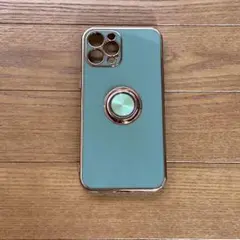 iPhone13ProMax スマホケース【ライトシアン】