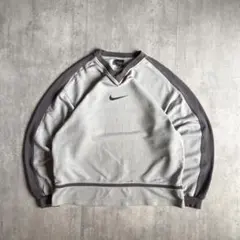 【90s NIKE】スウェット　茄子紺　フェード　襤褸　ツートン　vintage