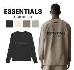 エッセンシャルズ FEAR OF GOD ESSENTIALS ロンT ベージュ