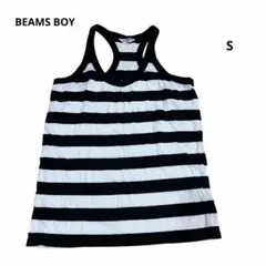BEAMS BOY タンクトップ　ボーダー　ネイビー／ホワイト　Sのサムネイル