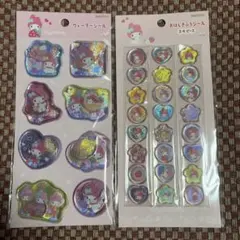 サンリオ　マイメロ　ウォーターシール　おはじきふうシール