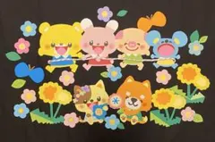 【電車ごっこ　お花畑ver.】壁面飾り　春　装飾