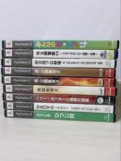 PS2ソフトまとめ売り9本【動作未確認】