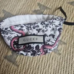 GUCCI グッチ 保存袋 巾着 ポーチ スネーク＆フラワー アクセサリー袋