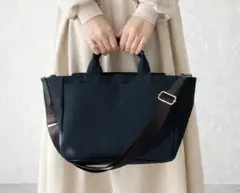 帆布　トート　A4収納　ブラック　自立型　3way　本革　アーミーダック　通勤