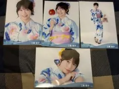 STU48 工藤理子 月別 生写真 2026年 7月 浴衣衣装 4枚コンプ