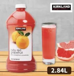 カークランドシグネチャー ルビーレッドグレープフルーツ ジュースのサムネイル