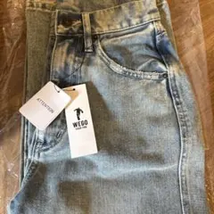 お値下げしました！12月〜WEGO/【25年秋冬新色登場】ストレートデニムパンツ