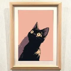高橋行雄（？） 猫 フレームなし サインあり *サイズ表記更新 - メルカリ