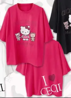 CECIL McBEE ×ハローキティ Tシャツピンク 新品・未使用♡Mサイズ♡