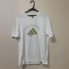 adidas SPORTSWEAR グラフィック Tシャツ ホワイト　サイズM
