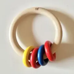 neaf ネフ社　Ringli Ring 知育 ガラガラ　ラトル　木製