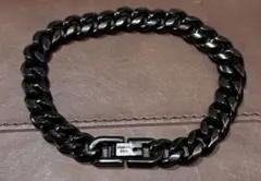 遺品整理 ブラックカラー 喜平チェーン ブレスレット ステンレス製のサムネイル