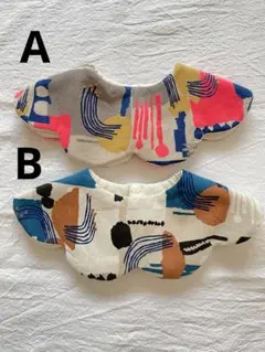 360℃もくもくスタイ カラフル抽象模様 ピンク 水色