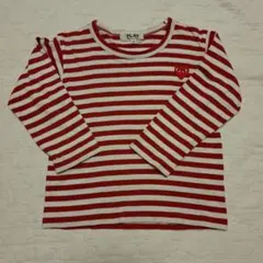 PLAY COMME des GARCONS 長袖カットソー ボーダー