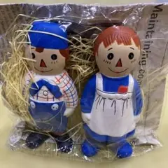 Raggedy Ann & Andy セット　カントリー　雑貨　置物　スクイーズ