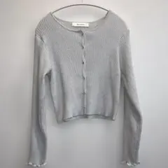 ラメニット ラメカーディガン