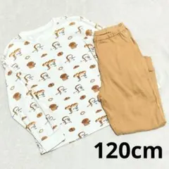 【きのこ 様 専用】ユニクロ　UNIQLO　パンどろぼう　パジャマ　長袖　120