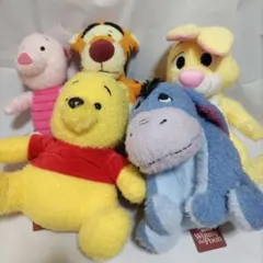 ディズニーくまのプーさんスペシャル ぬいぐるみ（セガプライズ）5点セット