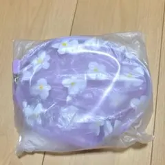 shein 花柄 フラワー ポーチ パープルのサムネイル