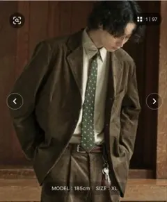 クラシック ヘビーコーデュロイ テーラードジャケット セットアップ対応