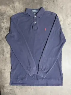 POLO Ralph Lauren Polo 衫 長袖 海軍藍 M