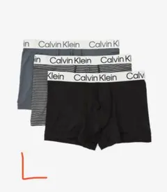 Calvin Klein カルバン・クライン　ボクサーパンツ　3枚セット　黒　L