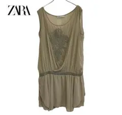ZARA ザラ ワンピース 刺繍デザイン