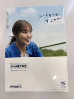 有村架純　シーチキン食堂　非売品クリアファイル