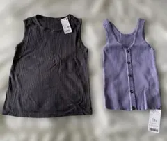 タンクトップ　インナー　キャミソール　2枚セット