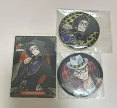 ツイステ トレイ・クローバー 缶バッジ ウエハースカード