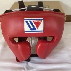 Winning ボクシングヘッドギア L レッド