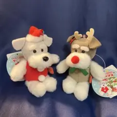 シュナとボブのクリスマス　VMC　シュナ　チャーリー　ぬいぐるみ　オーナメント