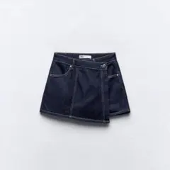 Z1975 デニム クロスオーバー スコート