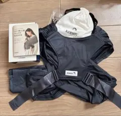 【Konny】抱っこ紐　フレックス　メッシュ　チャコール　XS-XL サマー
