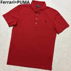 フェラーリ×プーマ★薄手ストレッチ★ポロシャツ【メンズ アメリカM.日本L相当】