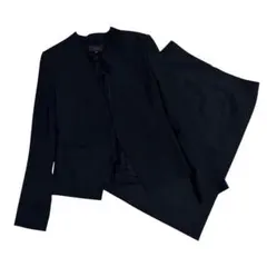 theory LANAI GOLDA2 セットアップ 濃紺 ノーカラージャケットのサムネイル