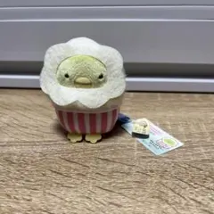 新品すみっコぐらし　てのりぬいぐるみ　ぺんぎん？　ポップコーン　サンエックス
