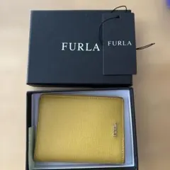 FURLA パスケース イエロー